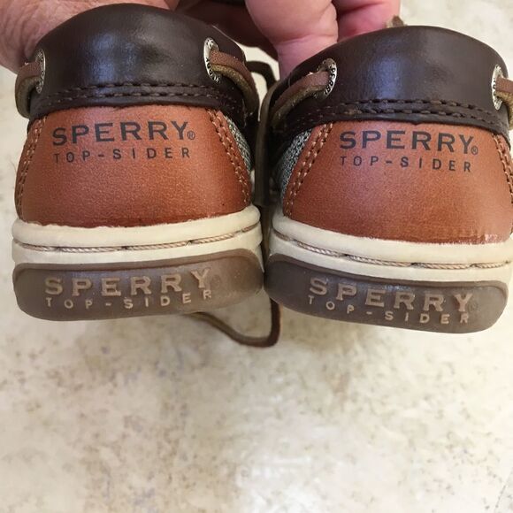 SPERRY TOPSIDER BLUEFISH BOAT SHOES IN CHOCOLATE‎ - Picture 4 of 10